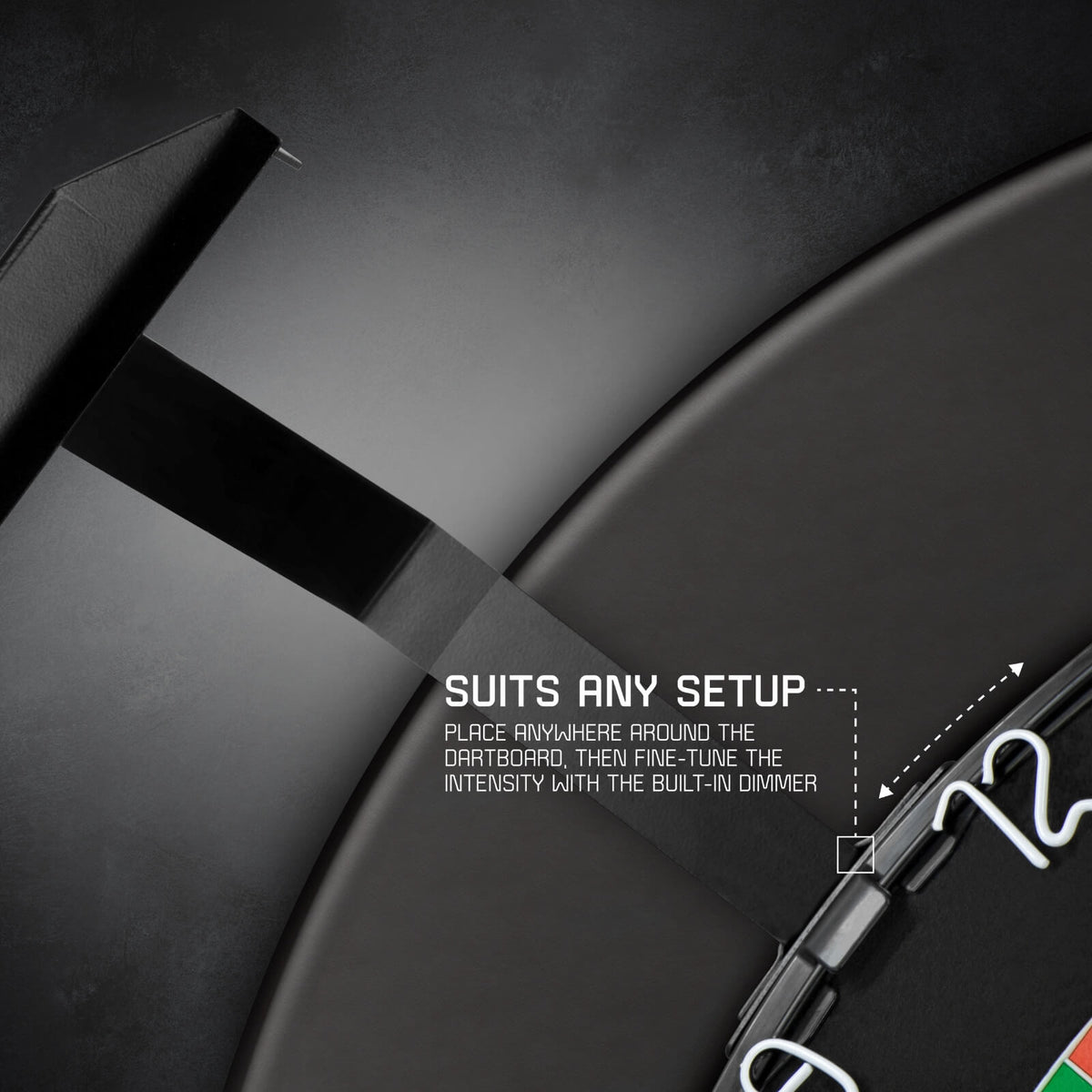 Dartboard Accessories - Shot - Stadium LED Dartboard Lights 