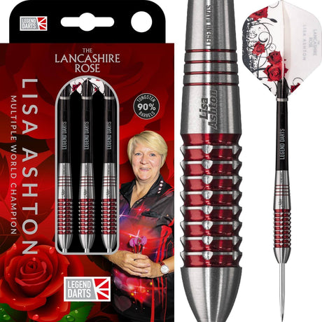 Legend Darts - Lisa Ashton Darts - 90% Tungsten - 24g 26g 28g -