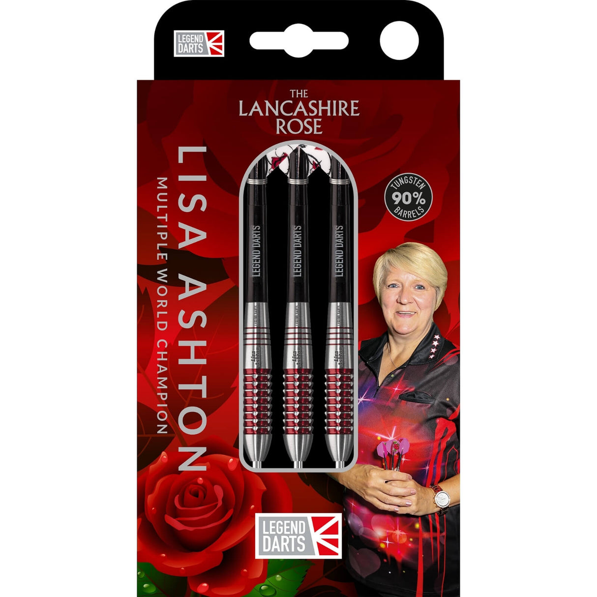 Legend Darts - Lisa Ashton Darts - 90% Tungsten - 24g 26g 28g -