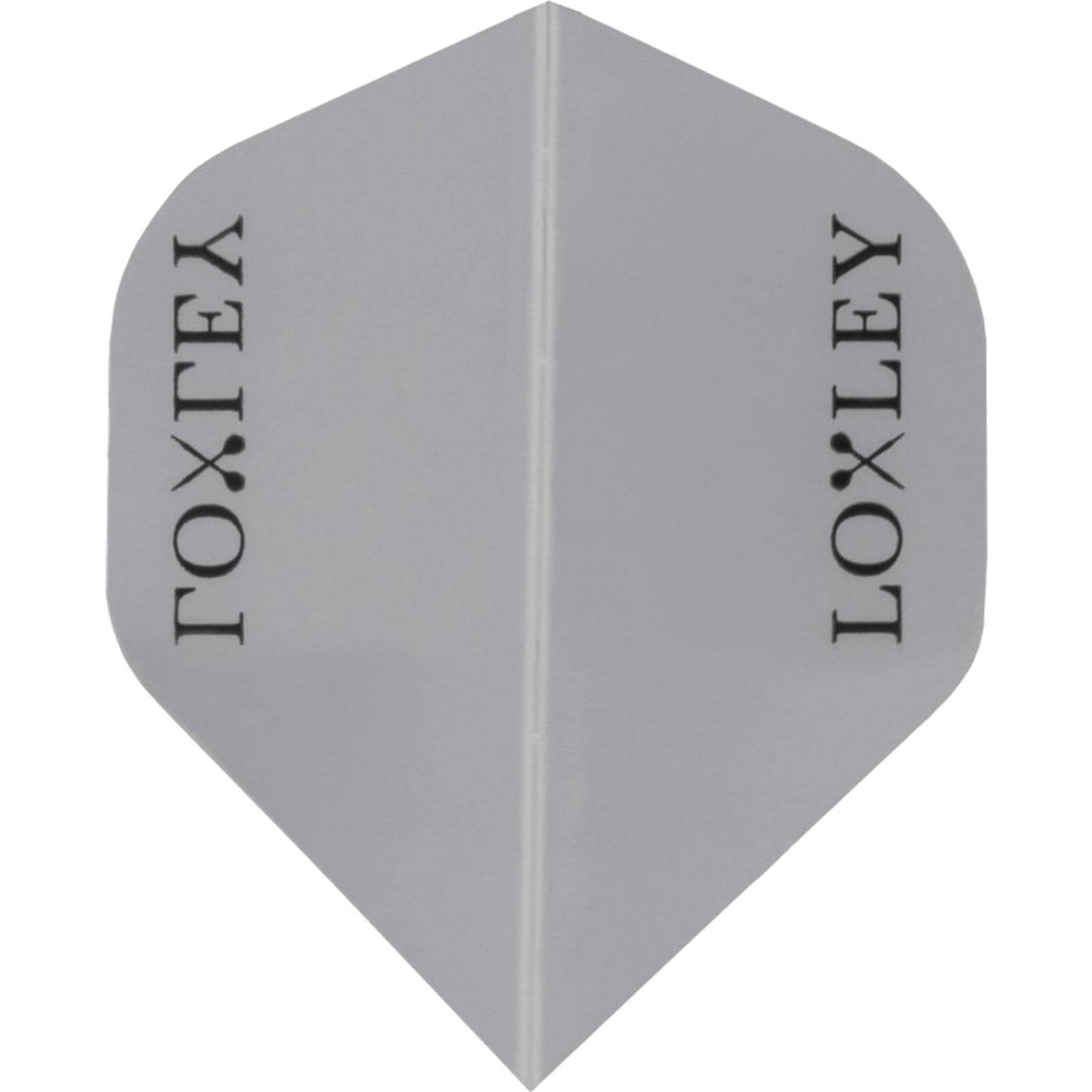Loxley - Logo - Big Wing Dart Flights - Clear