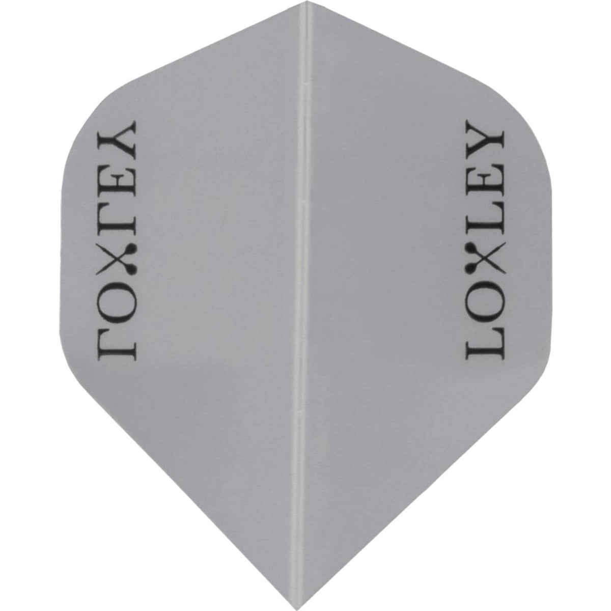 Dart Flights - Loxley - Logo - Big Wing Dart Flights Clear