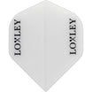 Loxley - Logo - Big Wing Dart Flights - White
