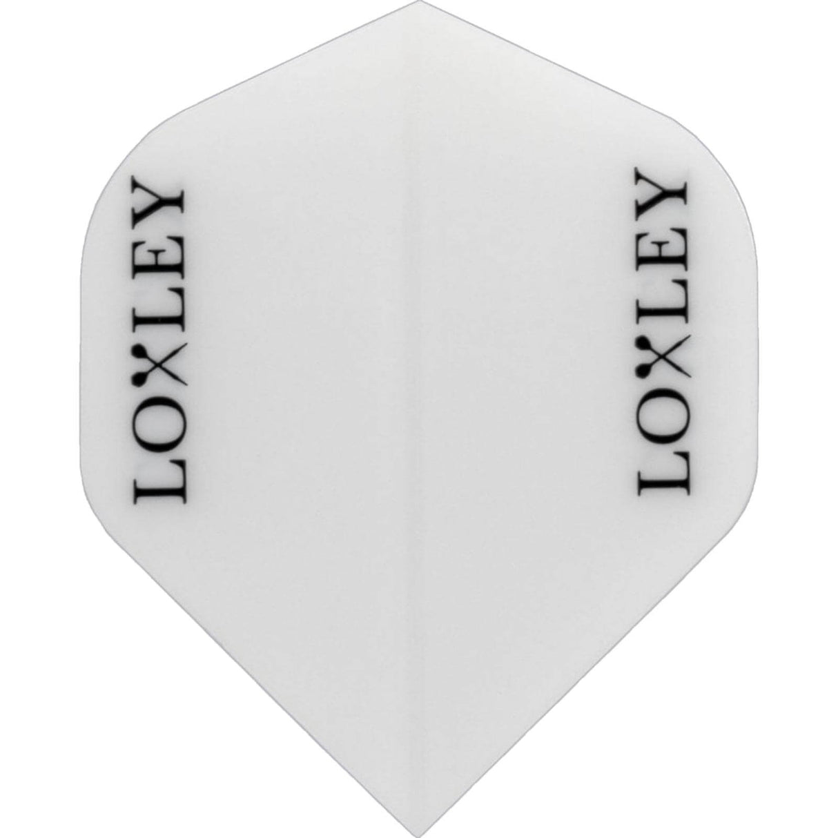 Loxley - Logo - Big Wing Dart Flights - White