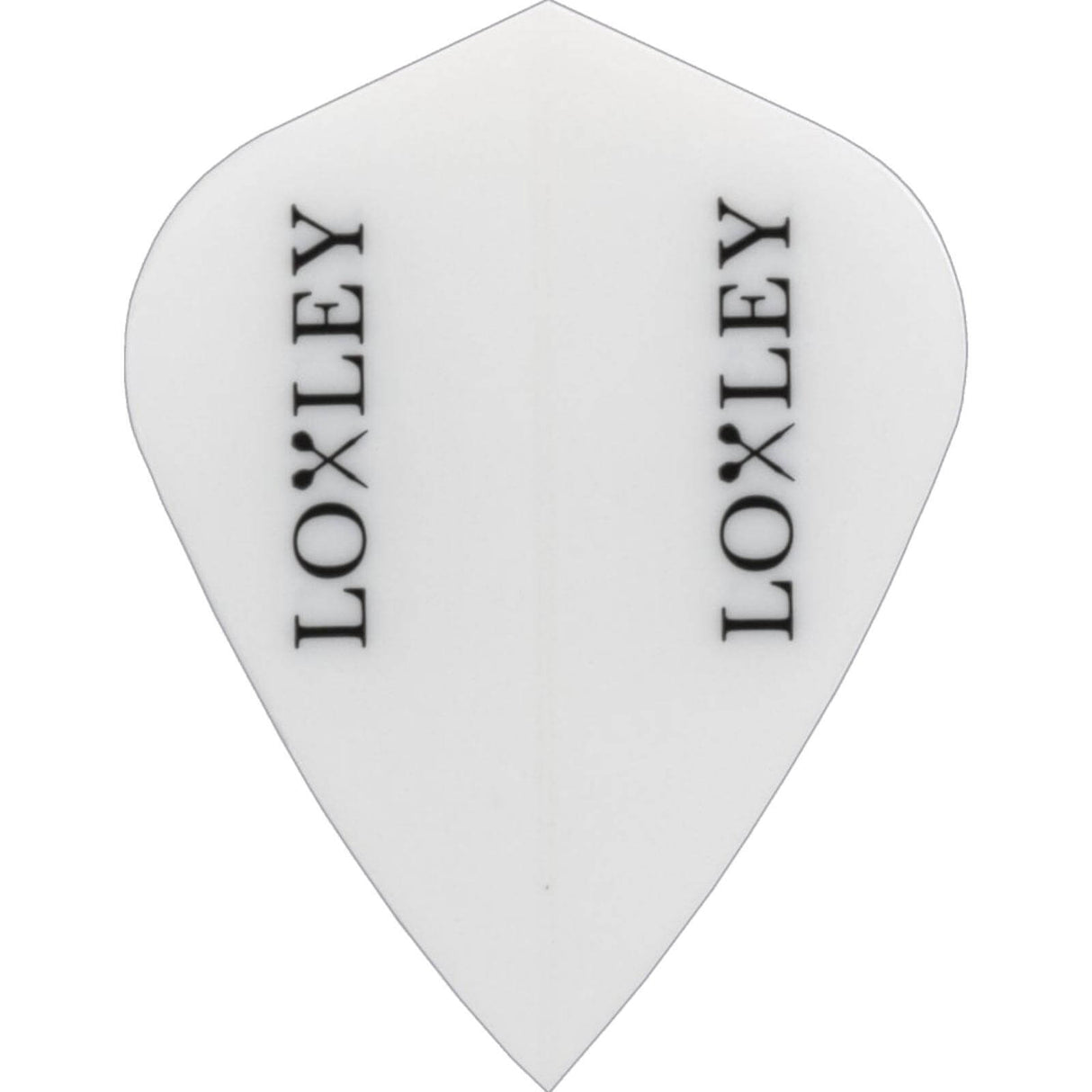 Loxley - Logo - Kite Dart Flights - White