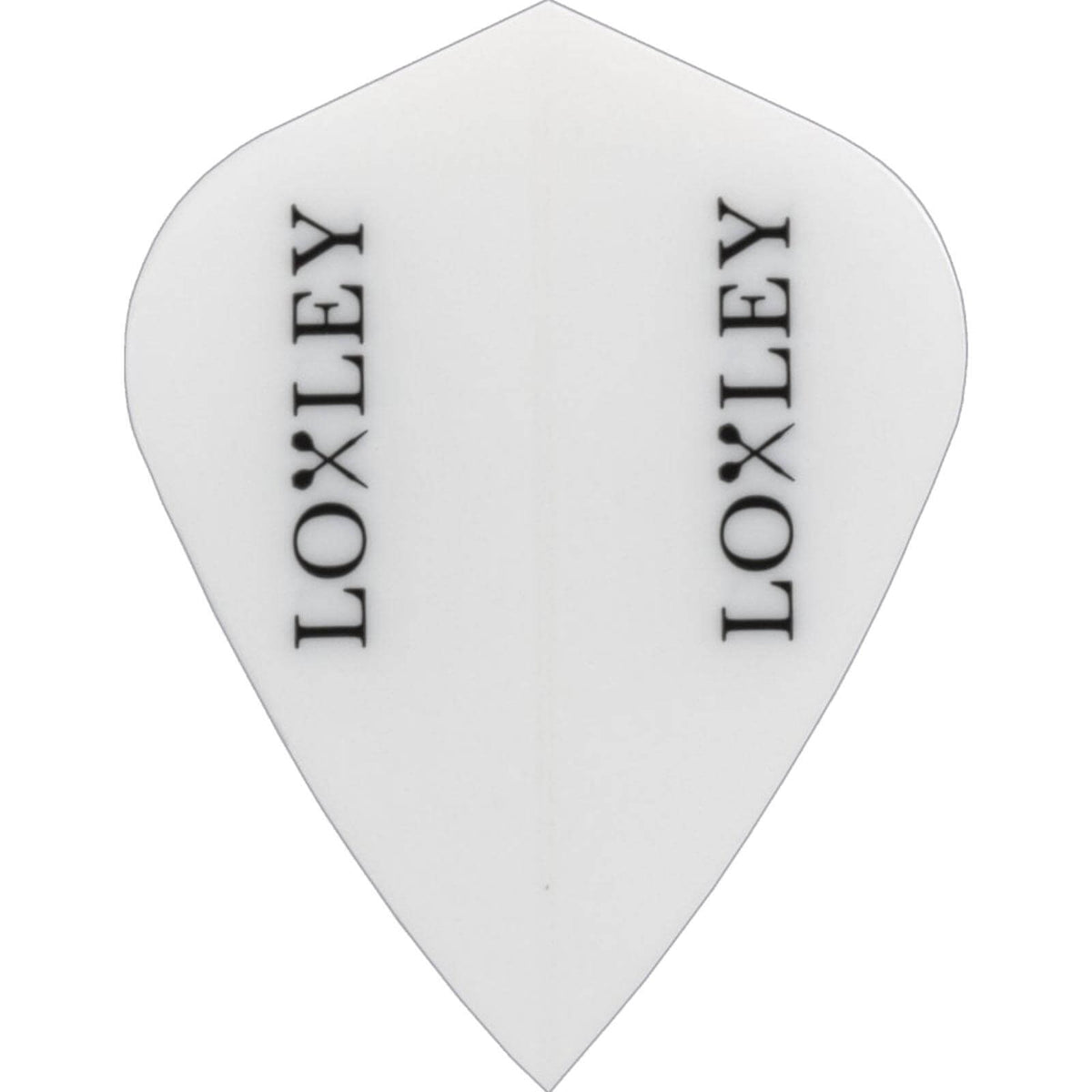 Dart Flights - Loxley - Logo - Kite Dart Flights White