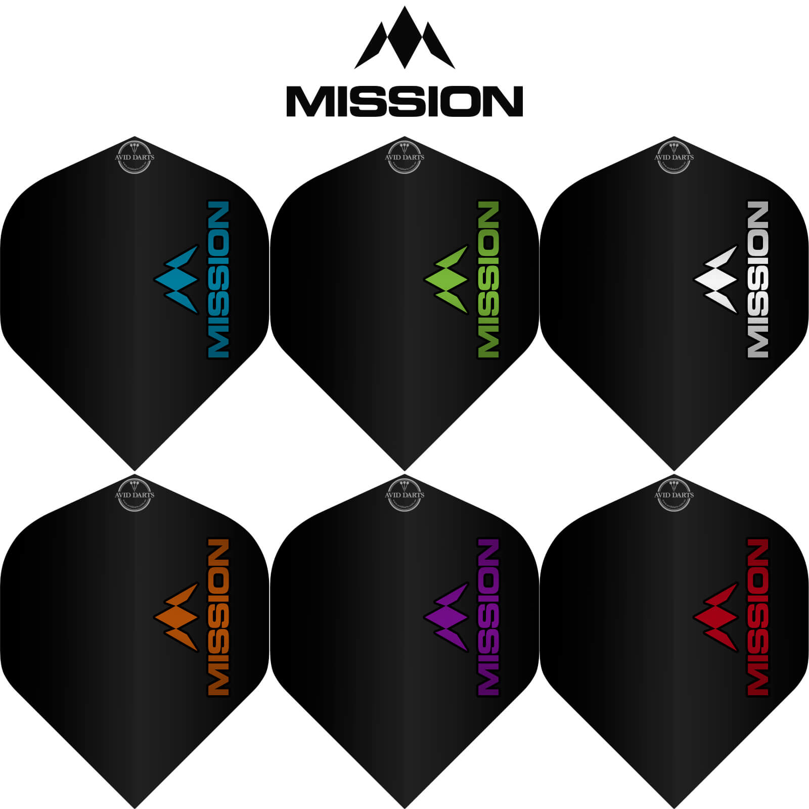 Dart Flights - Mission - Logo 100 - Big Wing Dart Flights 