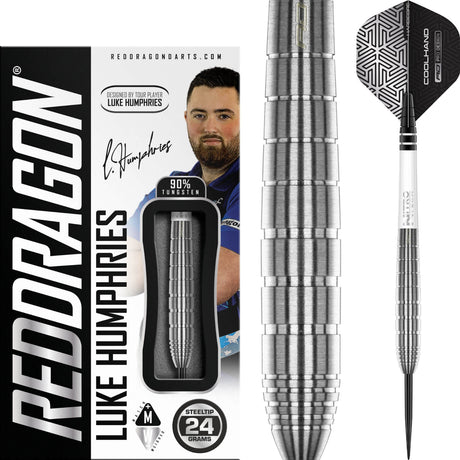 Red Dragon - Luke Humphries TX1 Darts - 90% Tungsten - 22g 23g 24g 25g -