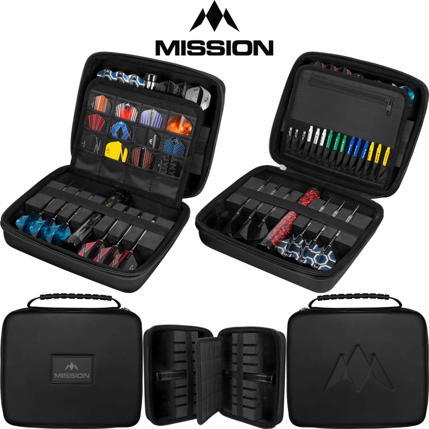 Mission - Freedom Luxor Darts Case - Black