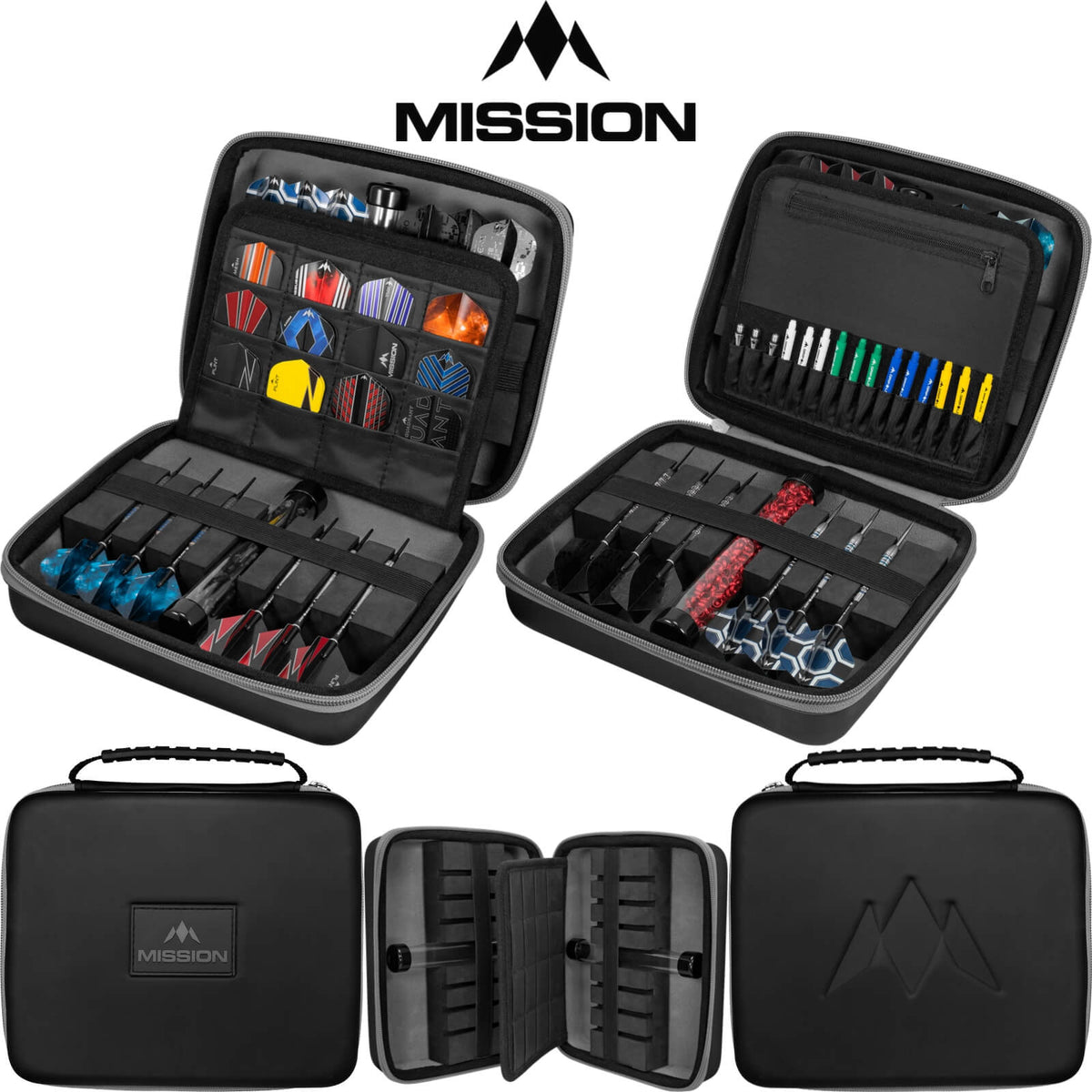 Dart Cases - Mission - Freedom Luxor Darts Case Grey