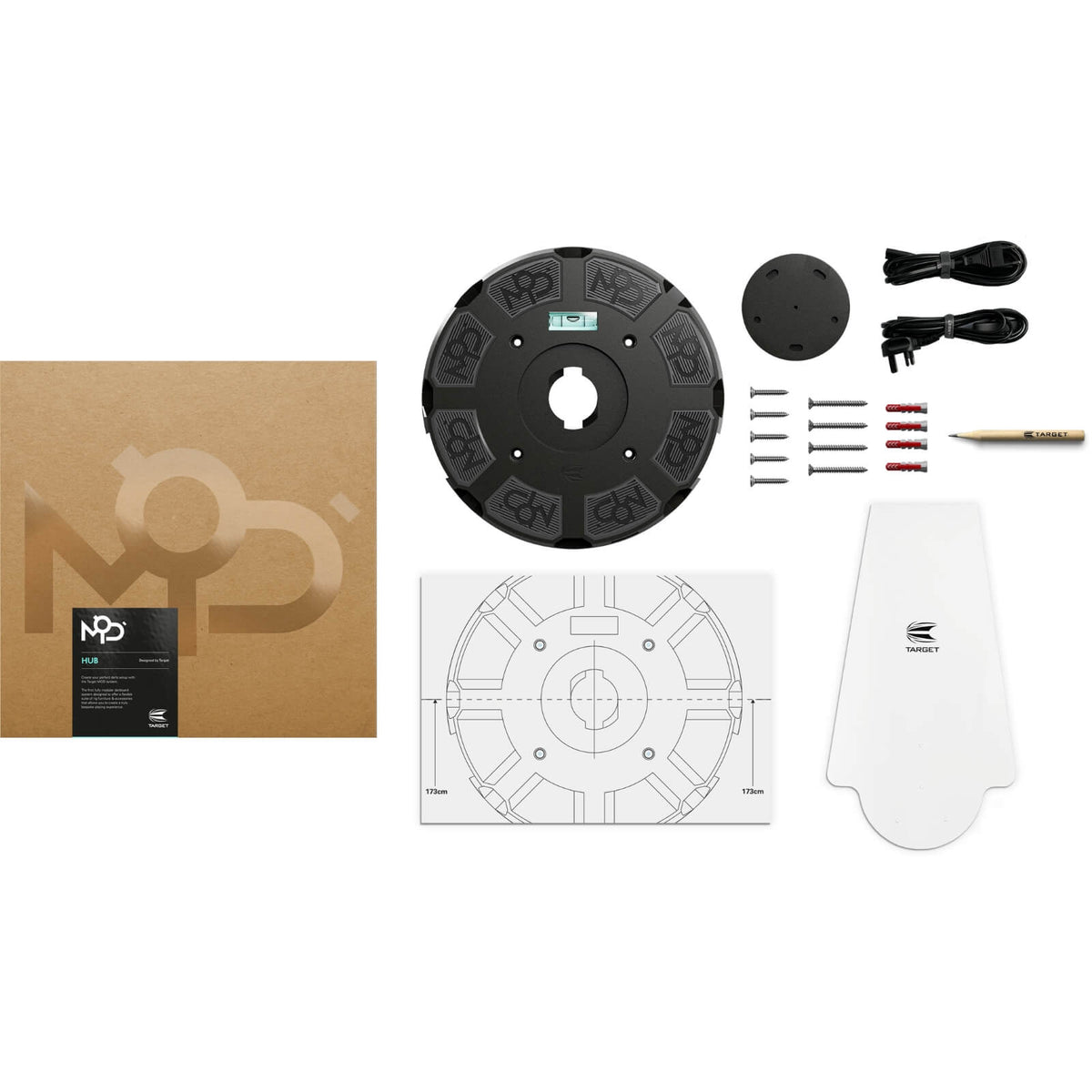 Dartboard Accessories - Target - MOD - Hub 