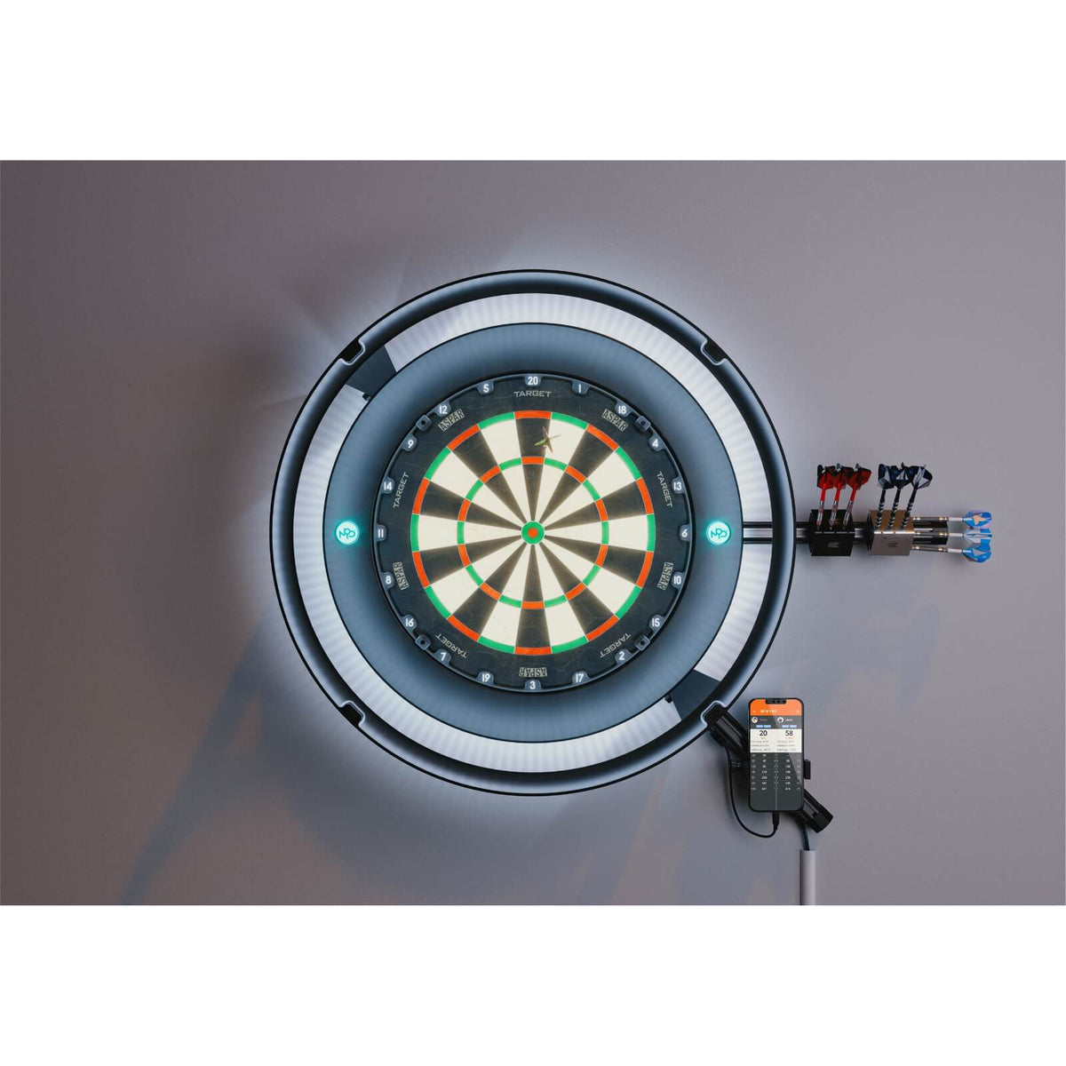 Dartboard Accessories - Target - MOD - Rails - 2 x 350mm 