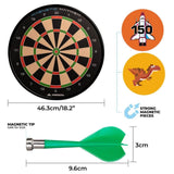 Mission - Magnetic Mayhem - A Fun And Safe Magnetic Dart Board Set For The Whole Family! -