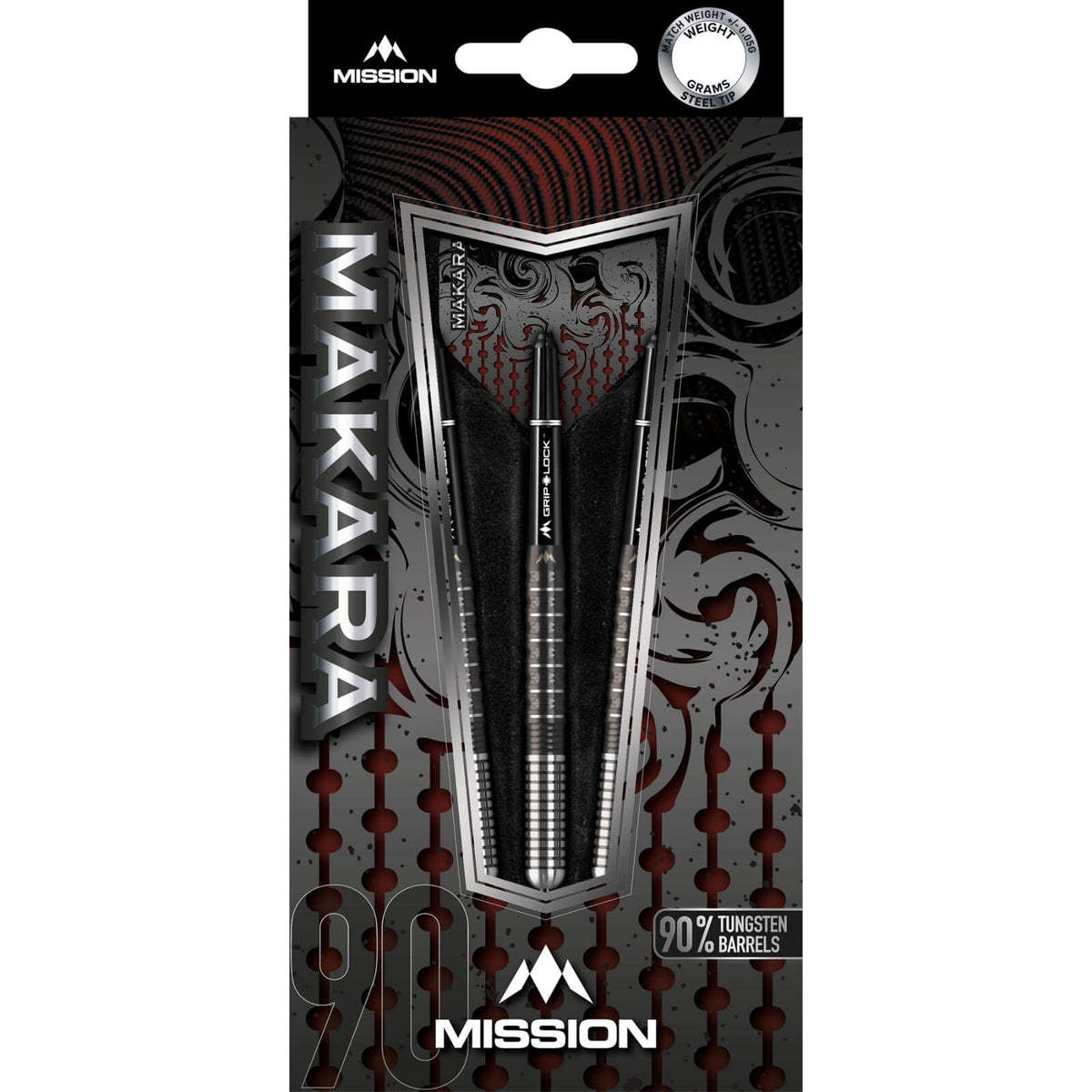 Darts - Mission - Makara M1 Darts - Steel Tip - 90% Tungsten - 22g 24g 26g 