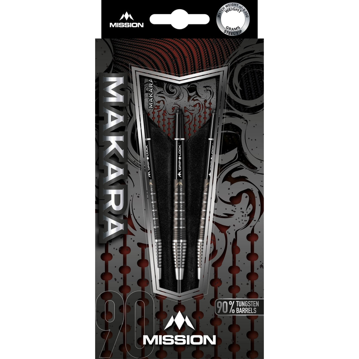 Darts - Mission - Makara M2 Darts - Steel Tip - 90% Tungsten - 21g 23g 25g 