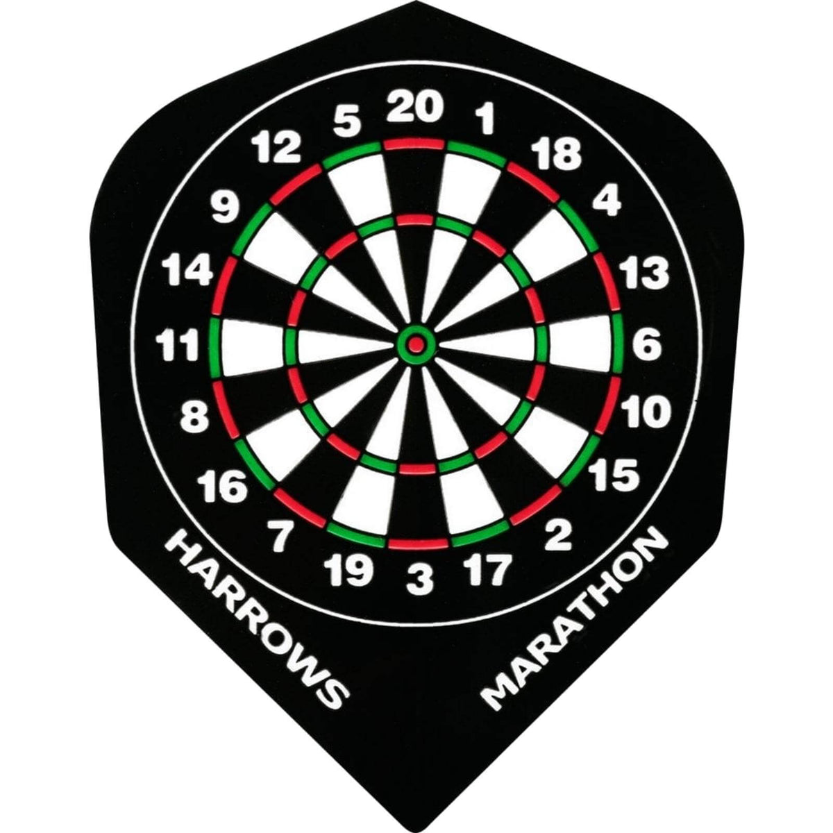 Dart Flights - Harrows - Marathon Assorted - Standard Dart Flights Dartboard