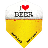 Harrows - Marathon Assorted - Standard Dart Flights - I Love Beer