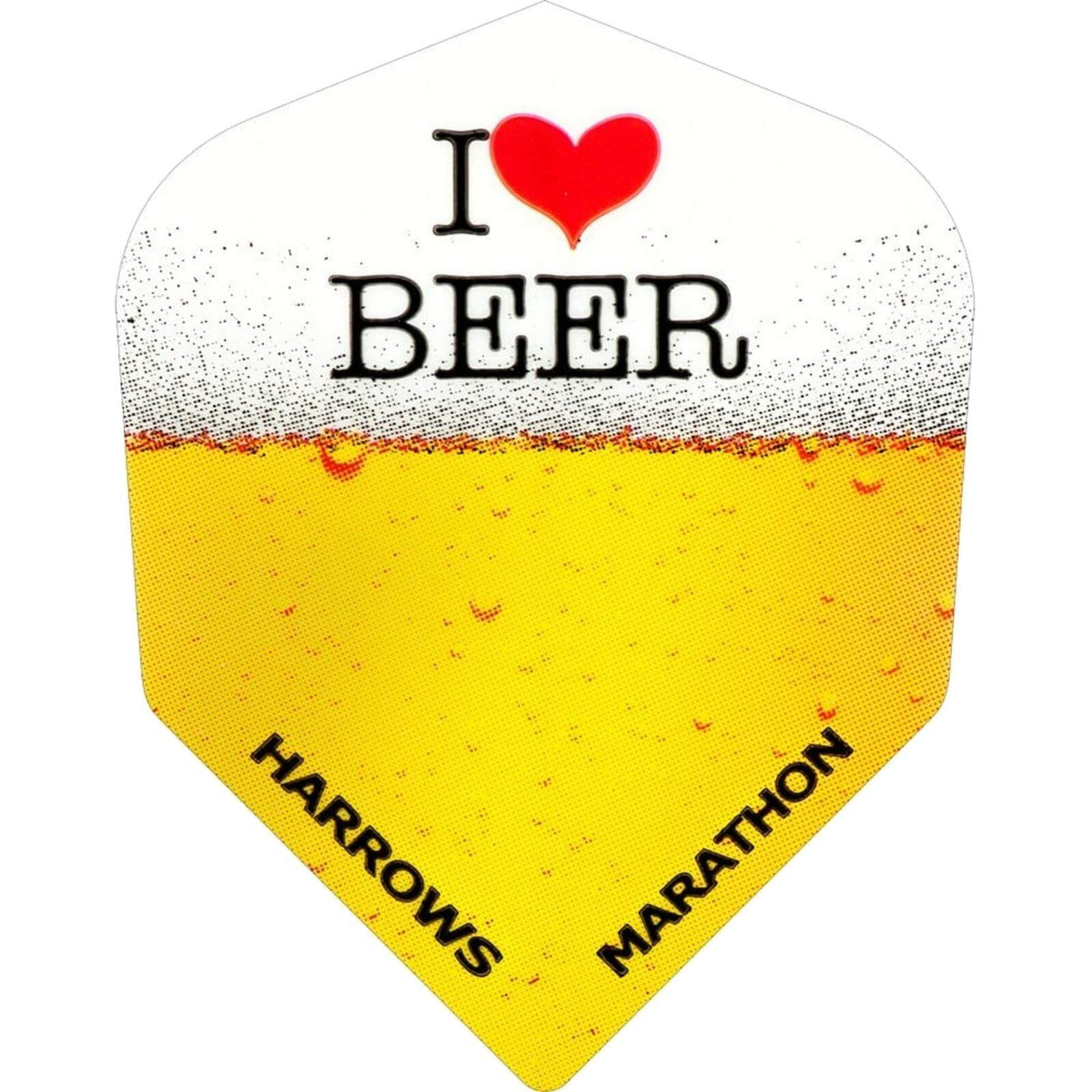 Dart Flights - Harrows - Marathon Assorted - Standard Dart Flights I Love Beer