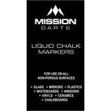 Mission - Liquid Chalk Markers - Pack of 4 - White -