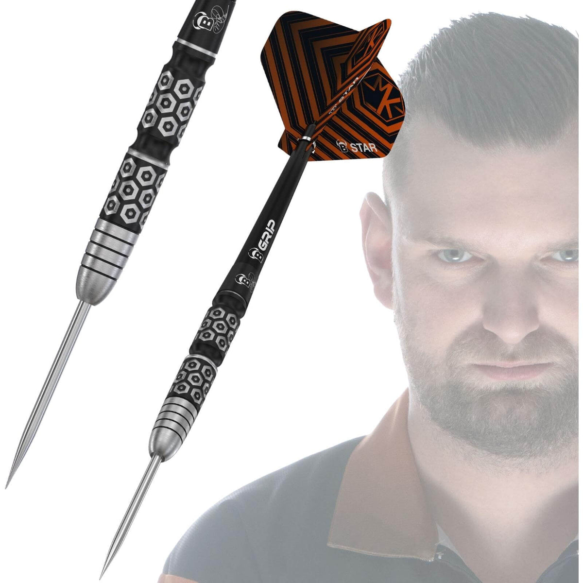 Darts - BULL&#39;S - Martijn Kleermaker Darts - Steel Tip - 80% Tungsten - 21g 23g 25g 