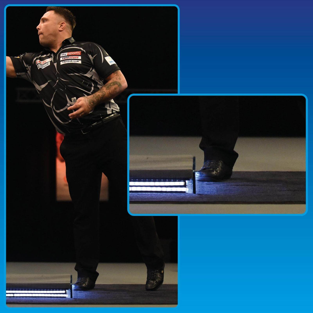 Dart Mats - Red Dragon - Pro Position Dart Mat 