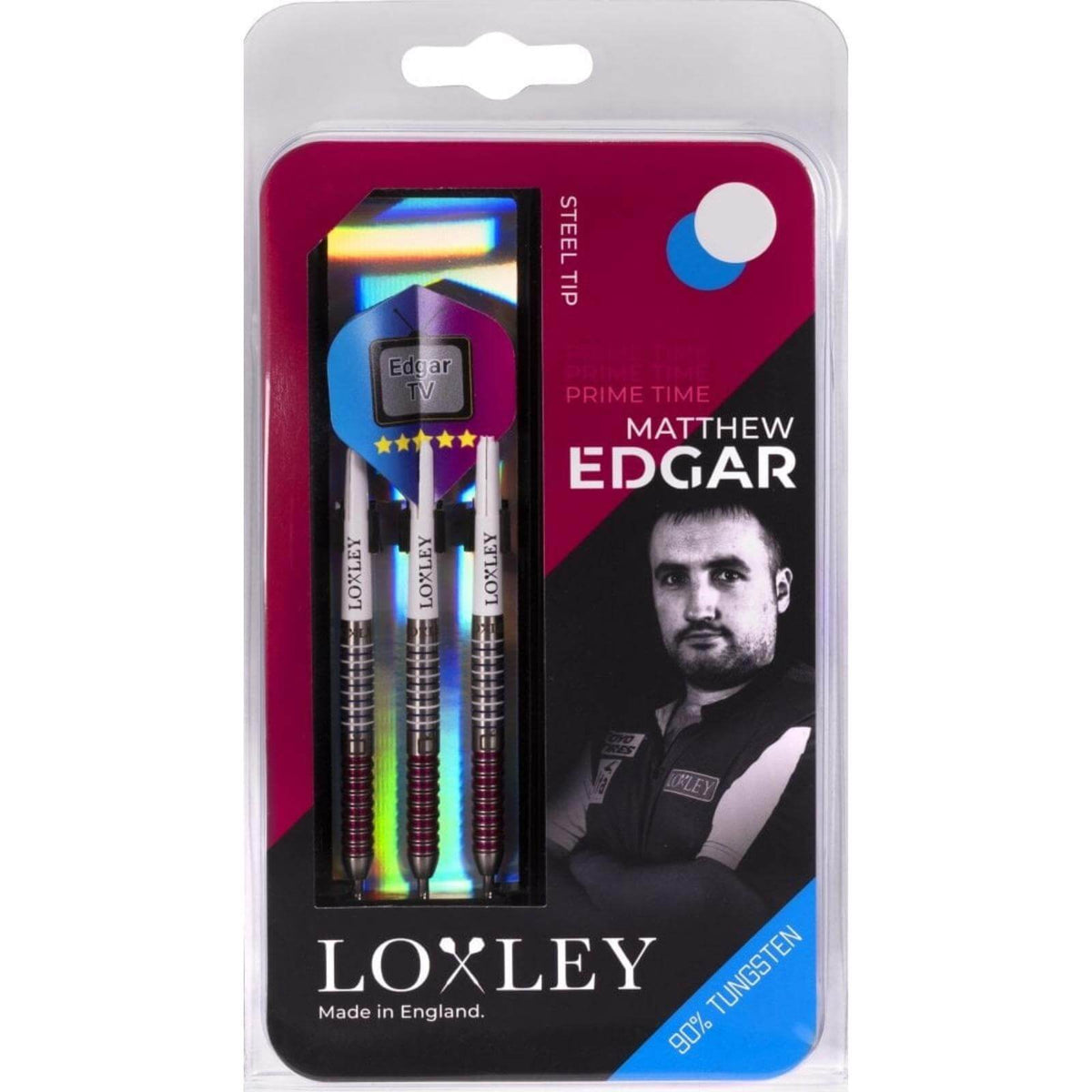 Darts - Loxley - Matthew Edgar Darts - Steel Tip - 90% Tungsten - 21g 23g 