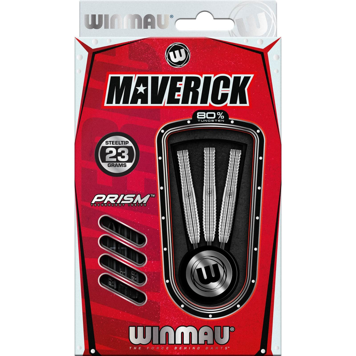 Darts - Winmau - Maverick Darts - Steel Tip - 80% Tungsten - 21g 22g 23g 24g 25g 