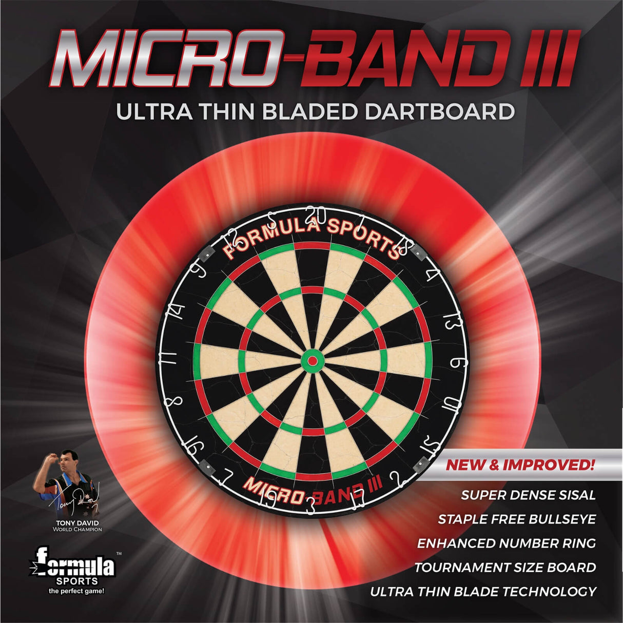 Formula Sports - Micro-Band III Dartboard -