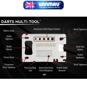 Winmau - 12 in 1 Dart Multi Tool -