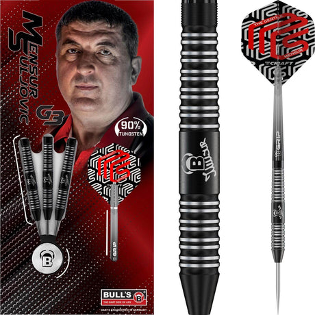 BULL'S - Mensur Suljovic G3 Darts - 90% Tungsten - 21g 23g 25g -
