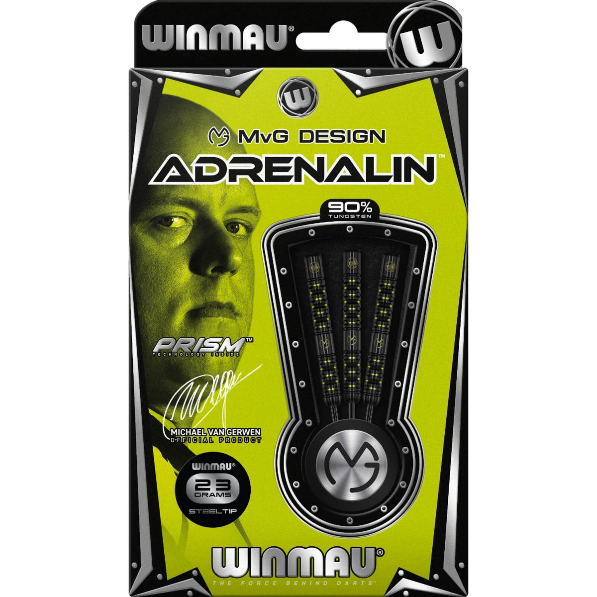 Winmau MvG Adrenalin スティール22g Amazon.com : WINMAU Michael Van Gerwen MvG Adrenalin 24 gram