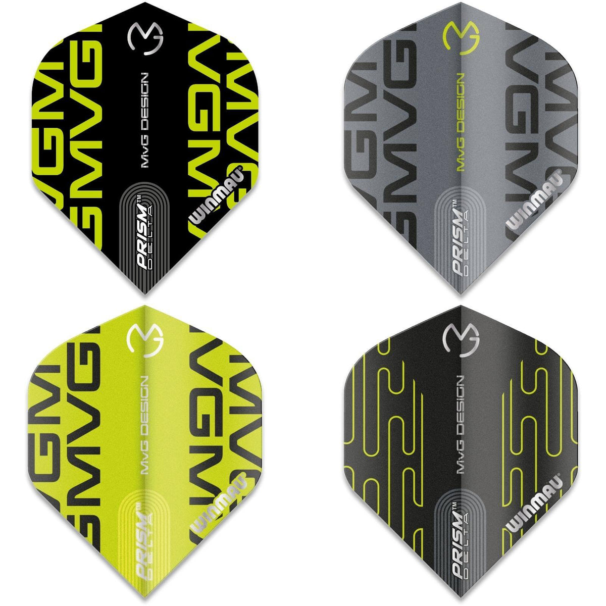 Dart Flights - Winmau - MvG Prism Delta - Big Wing Dart Flights 