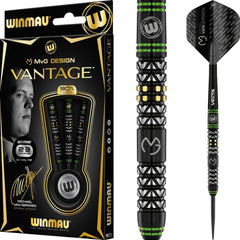 ダーツ winmau MvG Vantage 22g Steel Winmau MVG Vantage Steel Tip Darts - 22g - Break For Darts