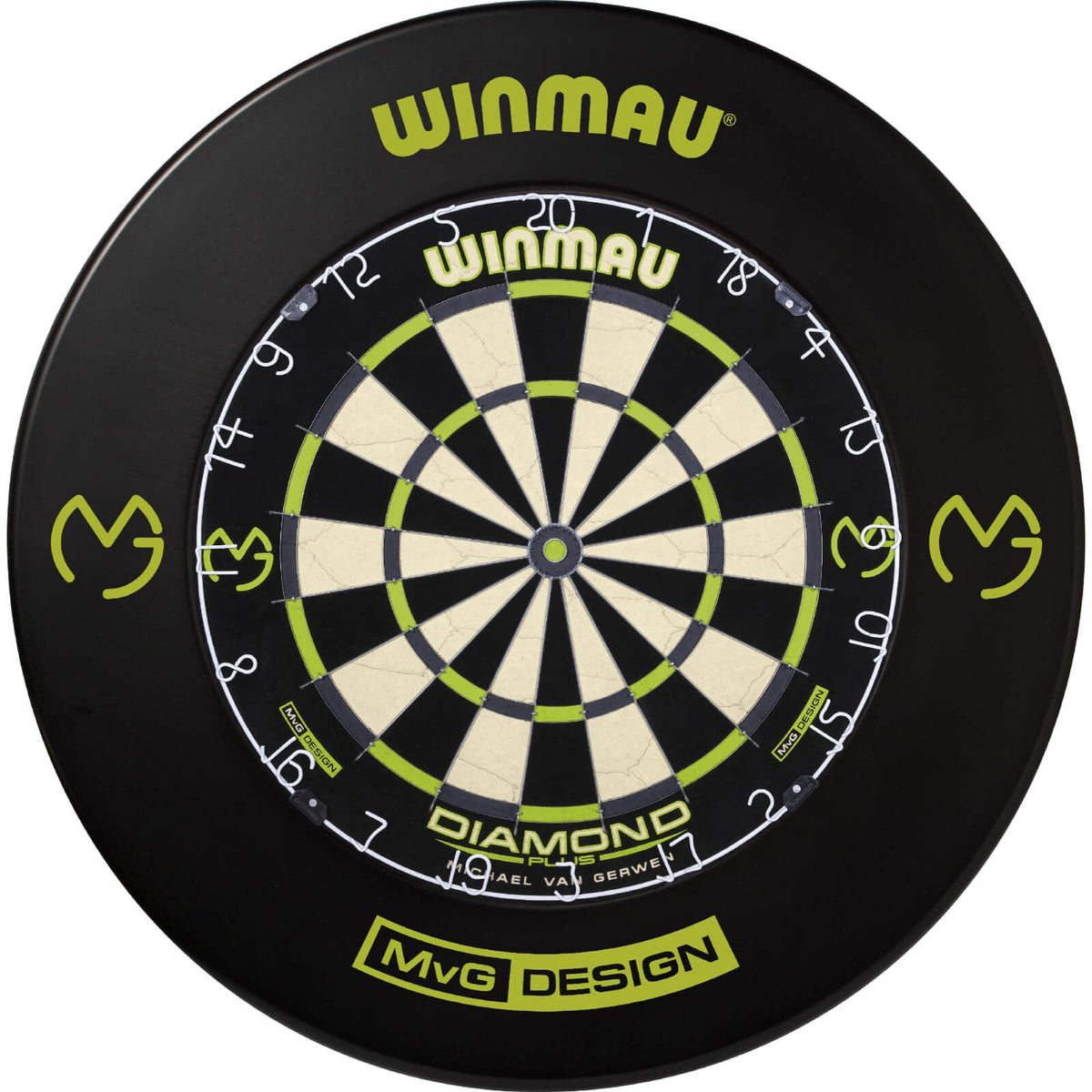 Dartboards - Winmau - MvG Design Dartboard &amp; Surround Package 