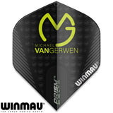 Winmau - MvG Prism Delta - Big Wing Dart Flights - Black