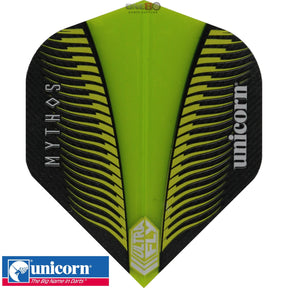 Unicorn - Ultrafly Mythos Griffin - Big Wing Dart Flights - Lime