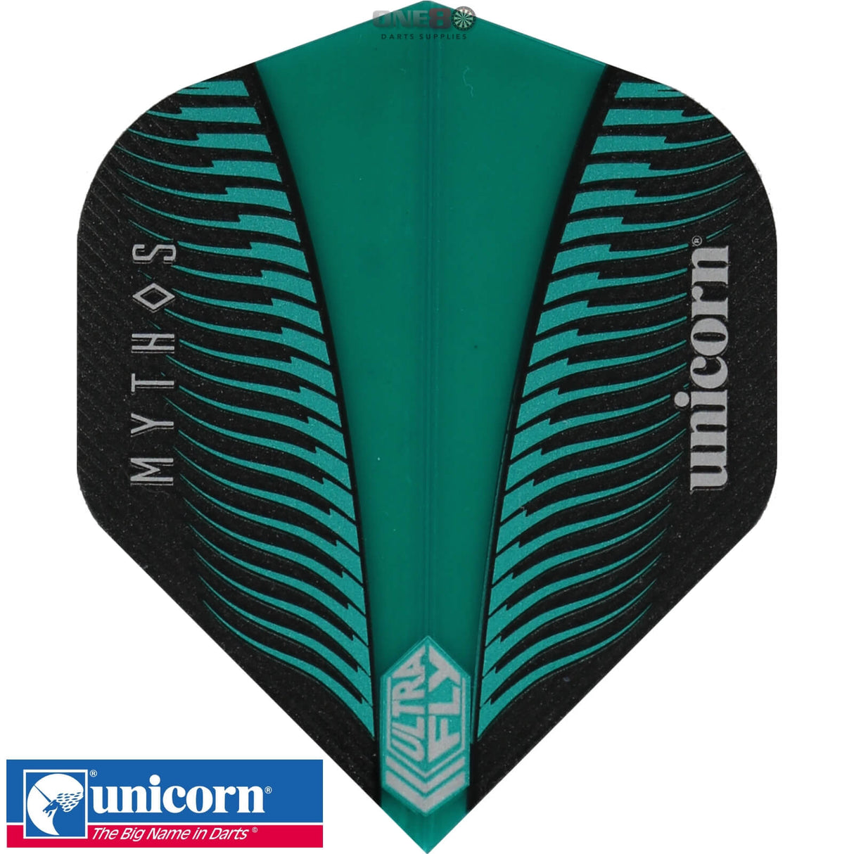 Unicorn - Ultrafly Mythos Griffin - Big Wing Dart Flights - Teal