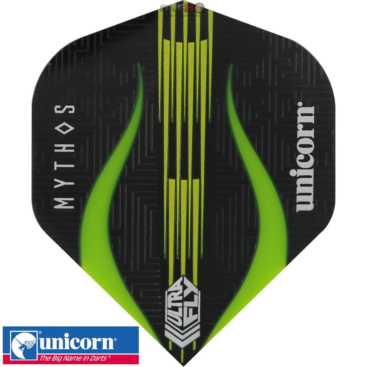 Unicorn - Ultrafly Mythos Minotaur - Big Wing Dart Flights - Lime