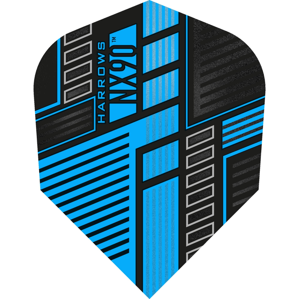 Dart Flights - Harrows - NX90 - Standard Dart Flights Blue