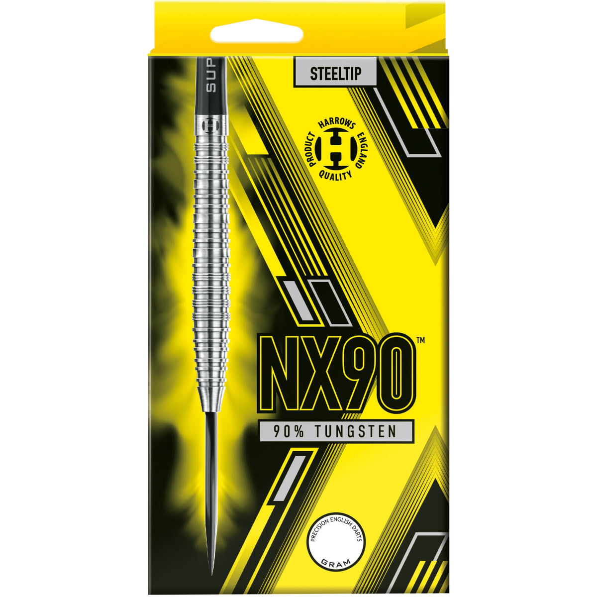 Darts - Harrows - NX90 Tapered Darts - Steel Tip - 90% Tungsten - 21g 22g 23g 24g 25g 26g 