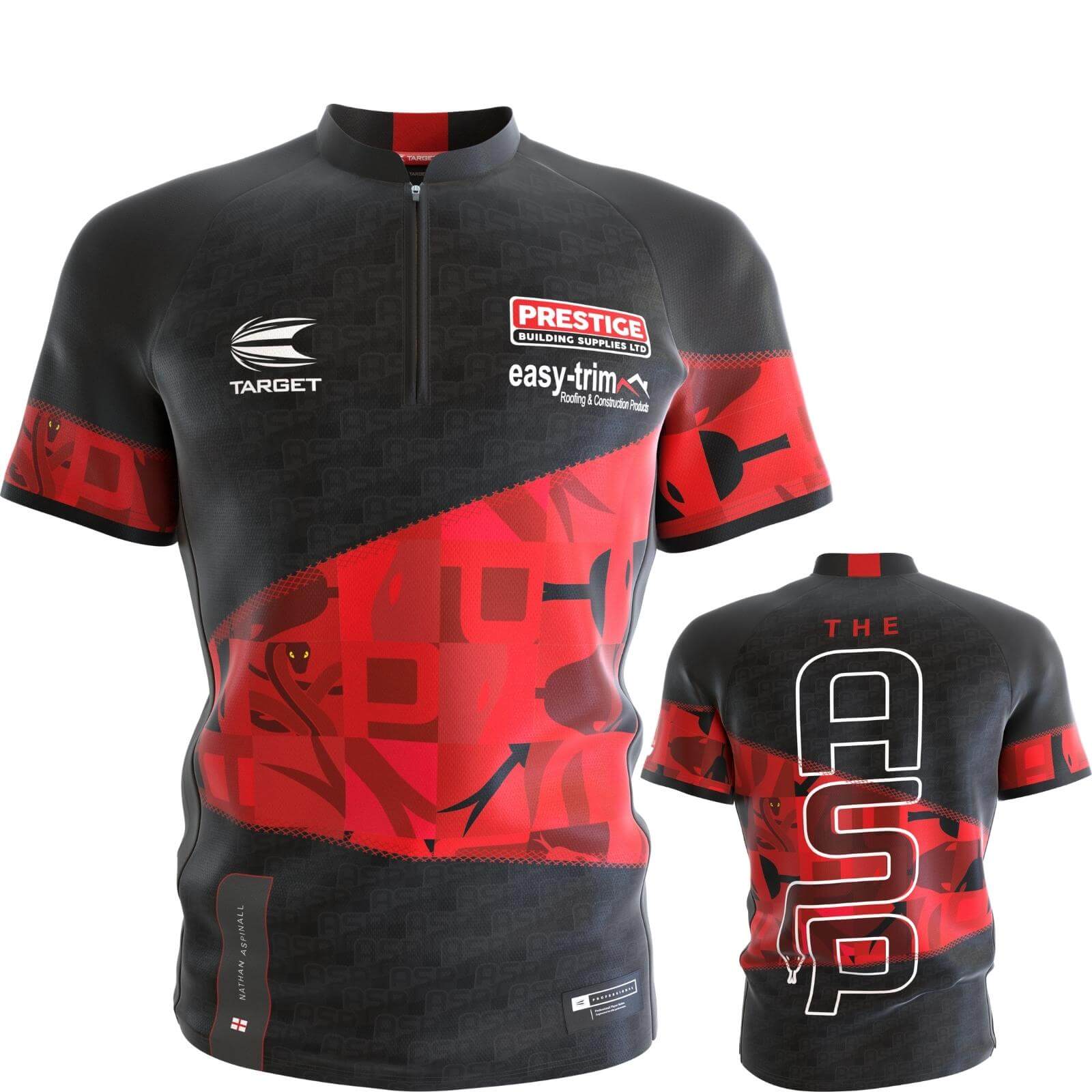 Dart Shirts - Target - Official Nathan Aspinall Gen 2 Playing Shirt - S to 4XL 