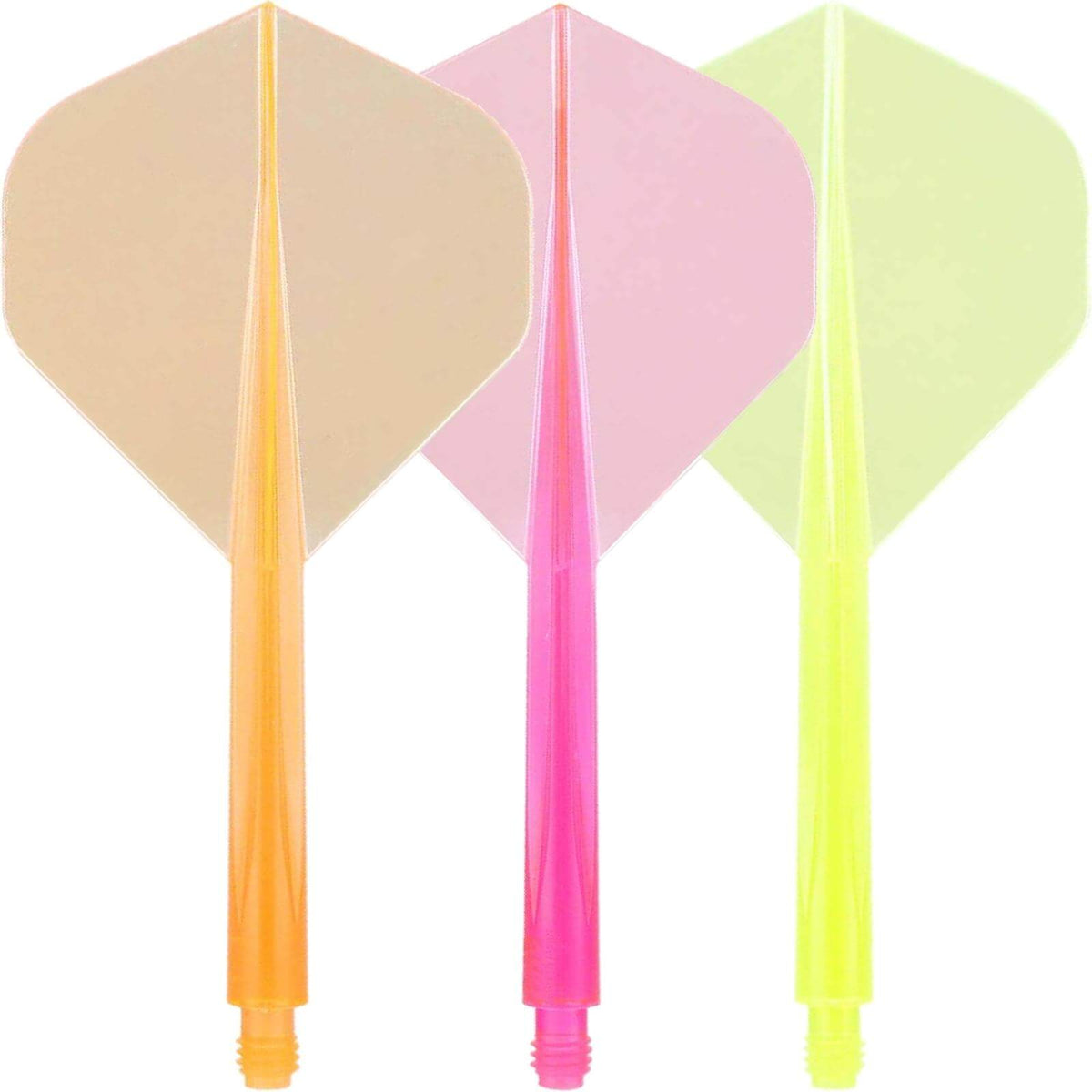 Dart Flights - Condor - Axe Neon Standard - Big Wing Dart Flights - Integrated Flight &amp; Shaft System 