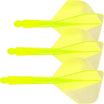 Condor - Axe Neon Standard - Big Wing Dart Flights - Integrated Flight & Shaft System - Short (21.5mm) / Yellow