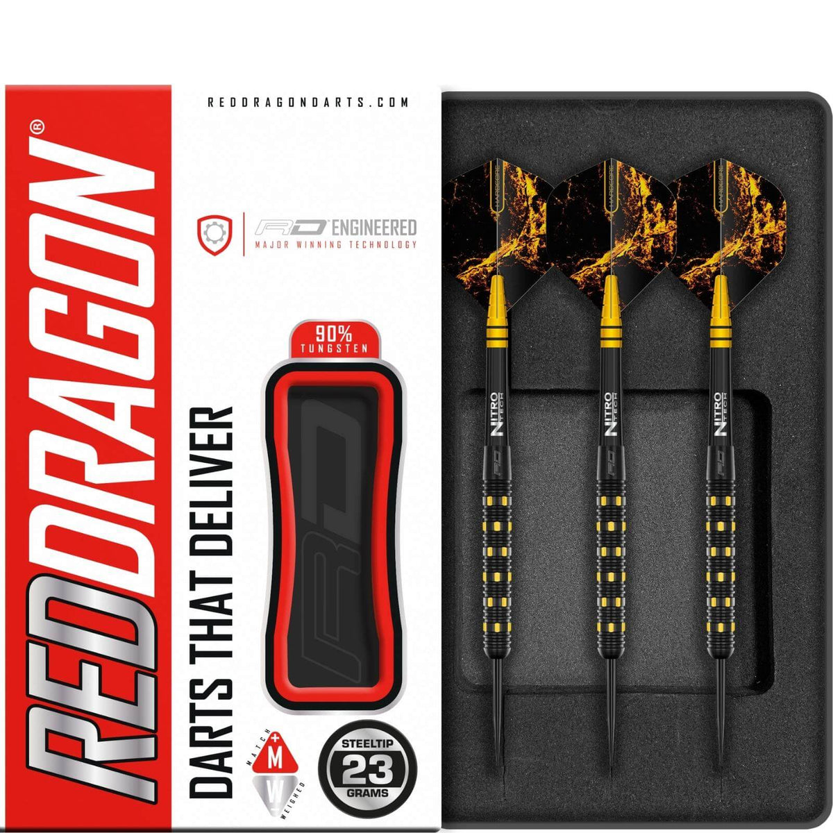 Darts - Red Dragon - Nirvana Darts - Steel Tip - 90% Tungsten - 22g 23g 24g 