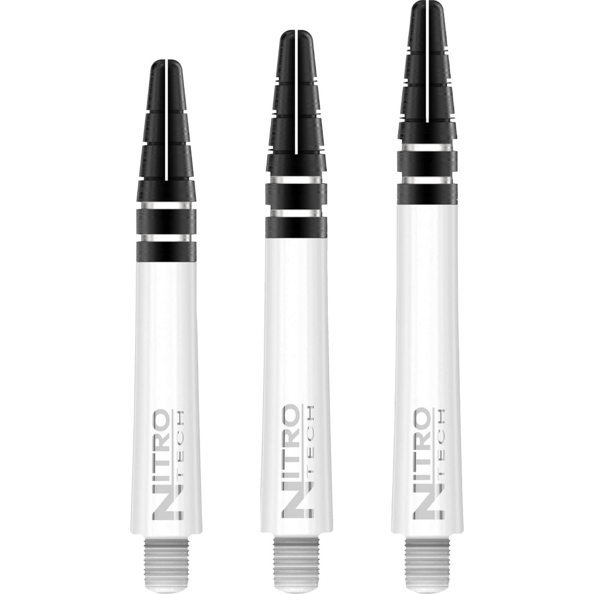 Dart Shafts - Red Dragon - Nitrotech - Hybrid Dart Shafts Short (36mm) / White