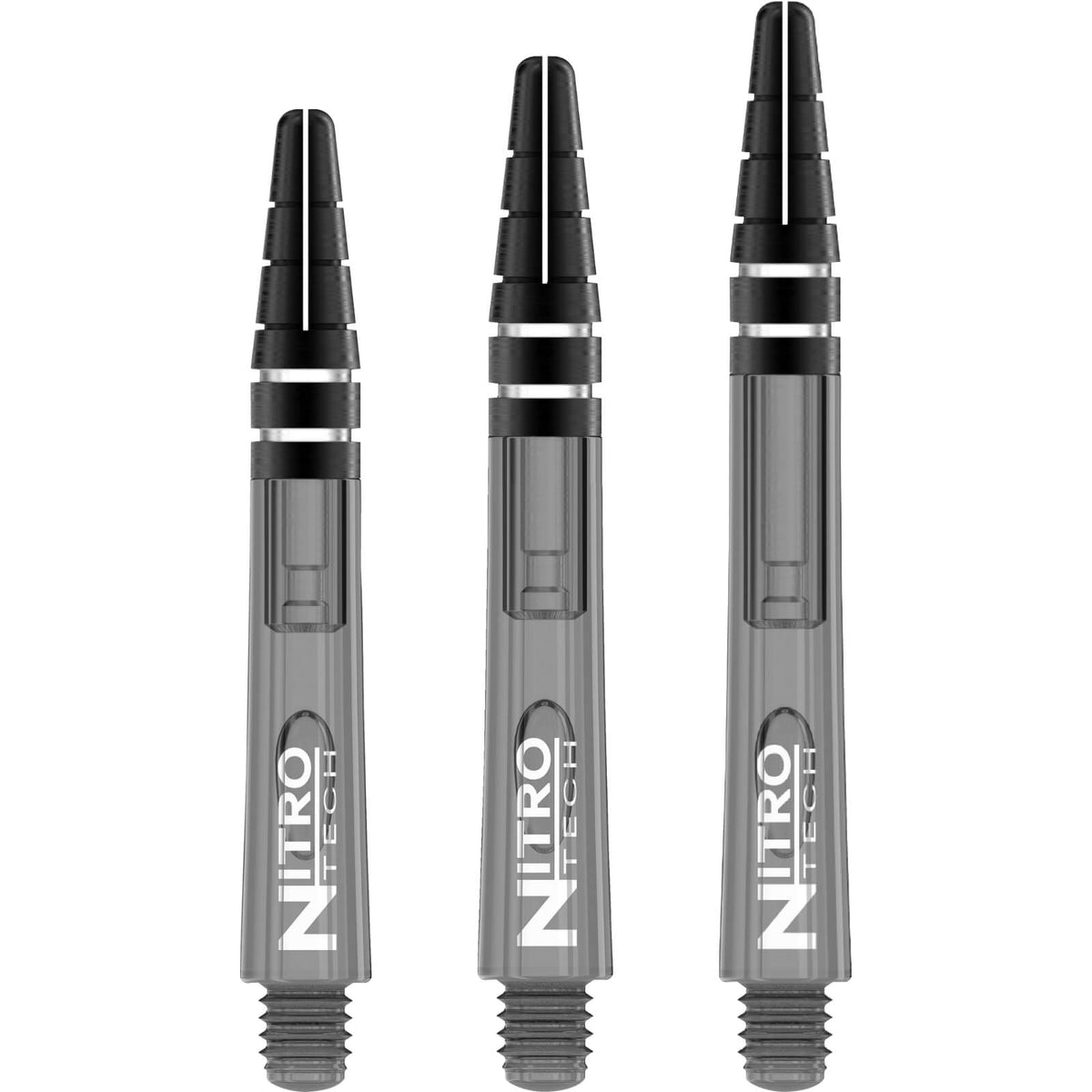 Dart Shafts - Red Dragon - Nitrotech - Hybrid Dart Shafts Short (36mm) / Black Tint