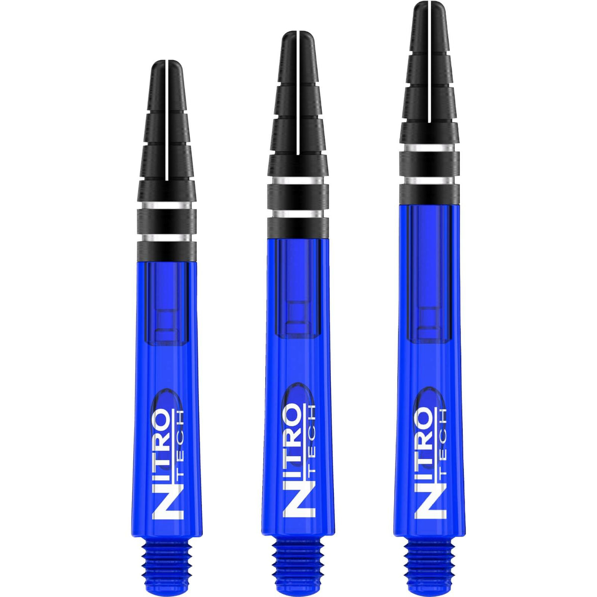 Dart Shafts - Red Dragon - Nitrotech - Hybrid Dart Shafts Short (36mm) / Blue