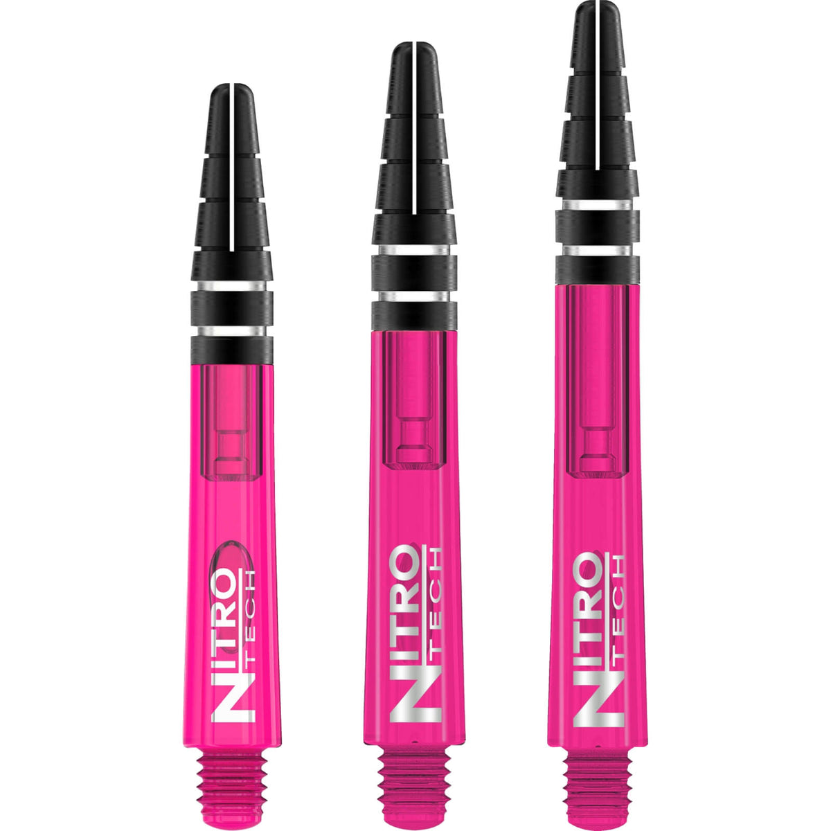 Dart Shafts - Red Dragon - Nitrotech - Hybrid Dart Shafts Short (36mm) / Pink