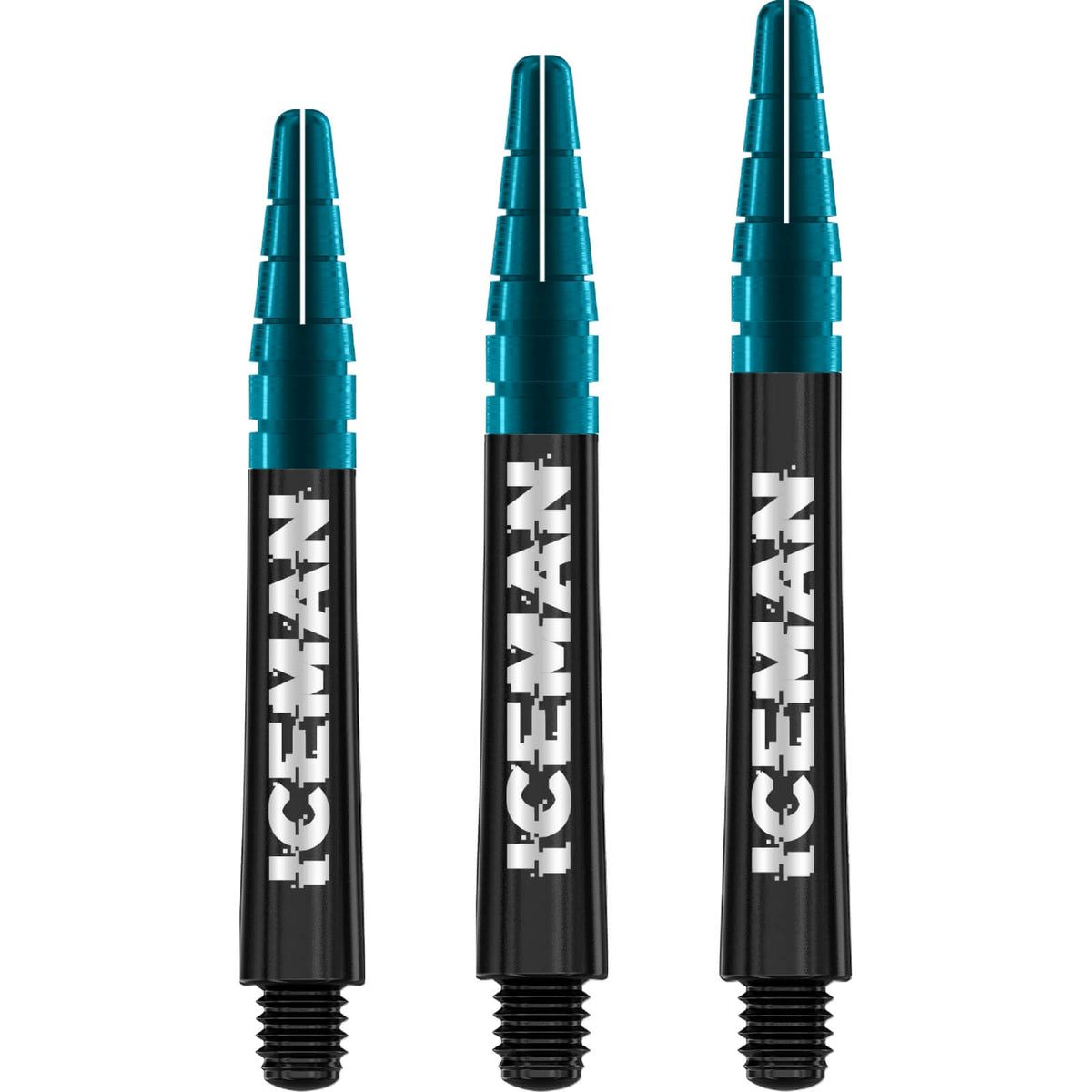 Dart Shafts - Red Dragon - Nitrotech Ionic Gerwyn &quot;Iceman&quot; Price - Hybrid Dart Shafts Short (36mm) / Black