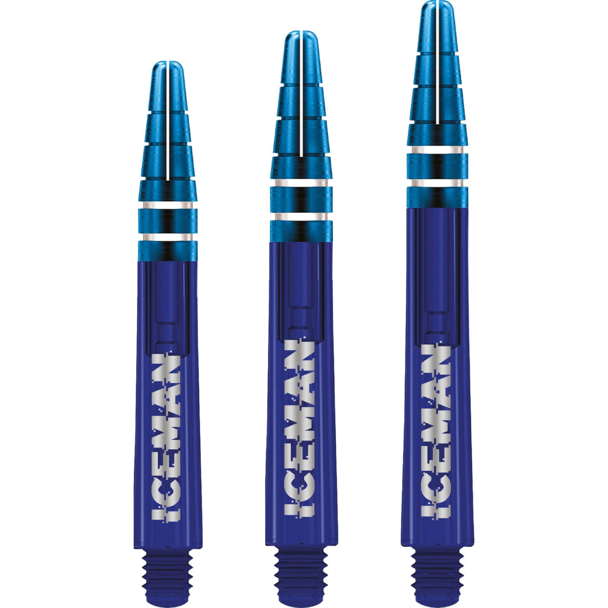 Dart Shafts - Red Dragon - Nitrotech Ionic Gerwyn &quot;Iceman&quot; Price - Hybrid Dart Shafts Short (36mm) / Blue