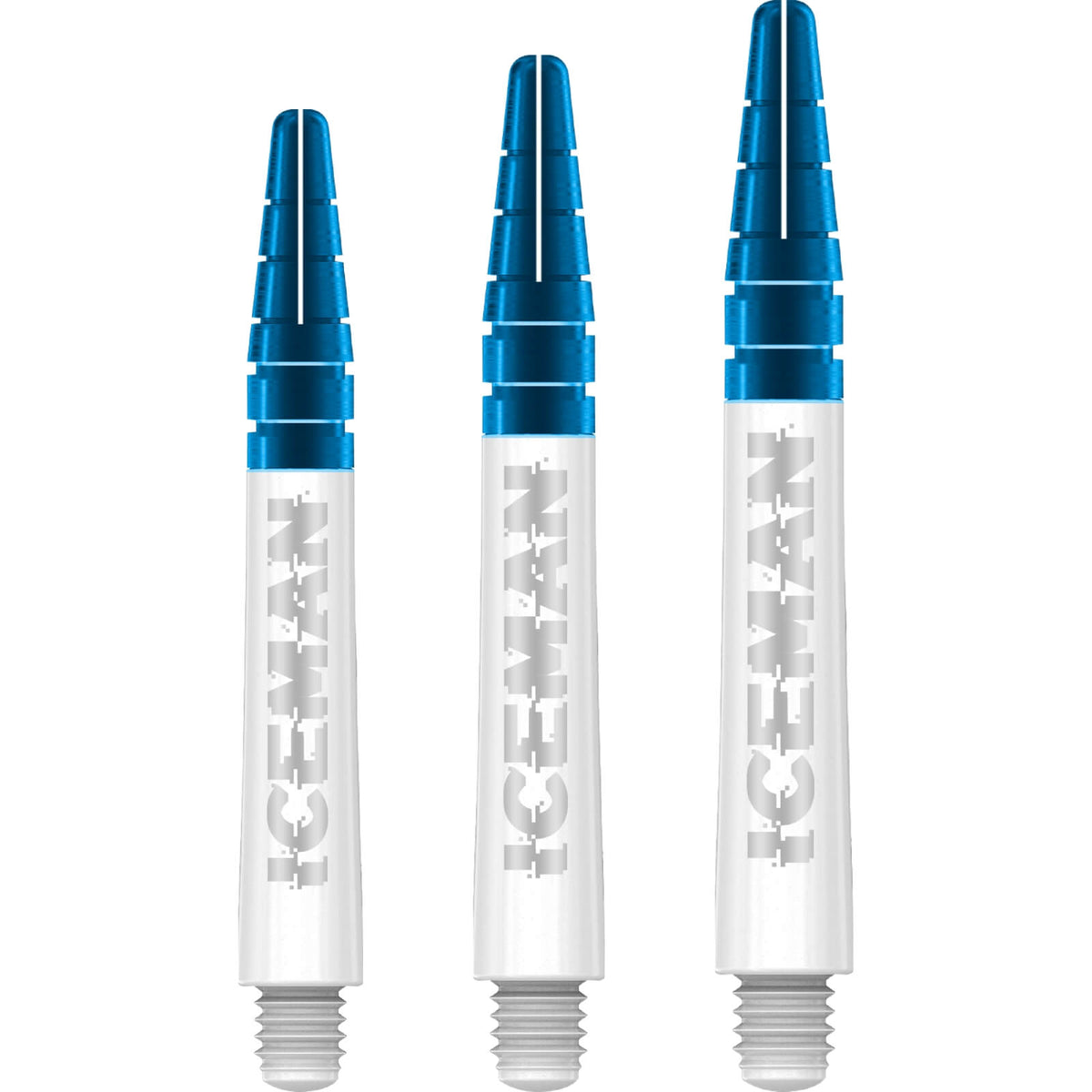 Dart Shafts - Red Dragon - Nitrotech Ionic Gerwyn &quot;Iceman&quot; Price - Hybrid Dart Shafts Short (36mm) / White